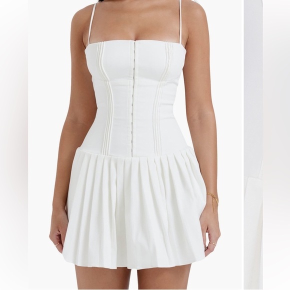 House of CB Dresses & Skirts - New House Of Cb Women's Marcy Pintuck Corset Bodiceminidress Size Small A/C